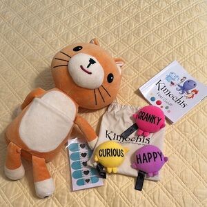 Kimochis Toys With Feelings Inside Orange Cat Plush Toy Set